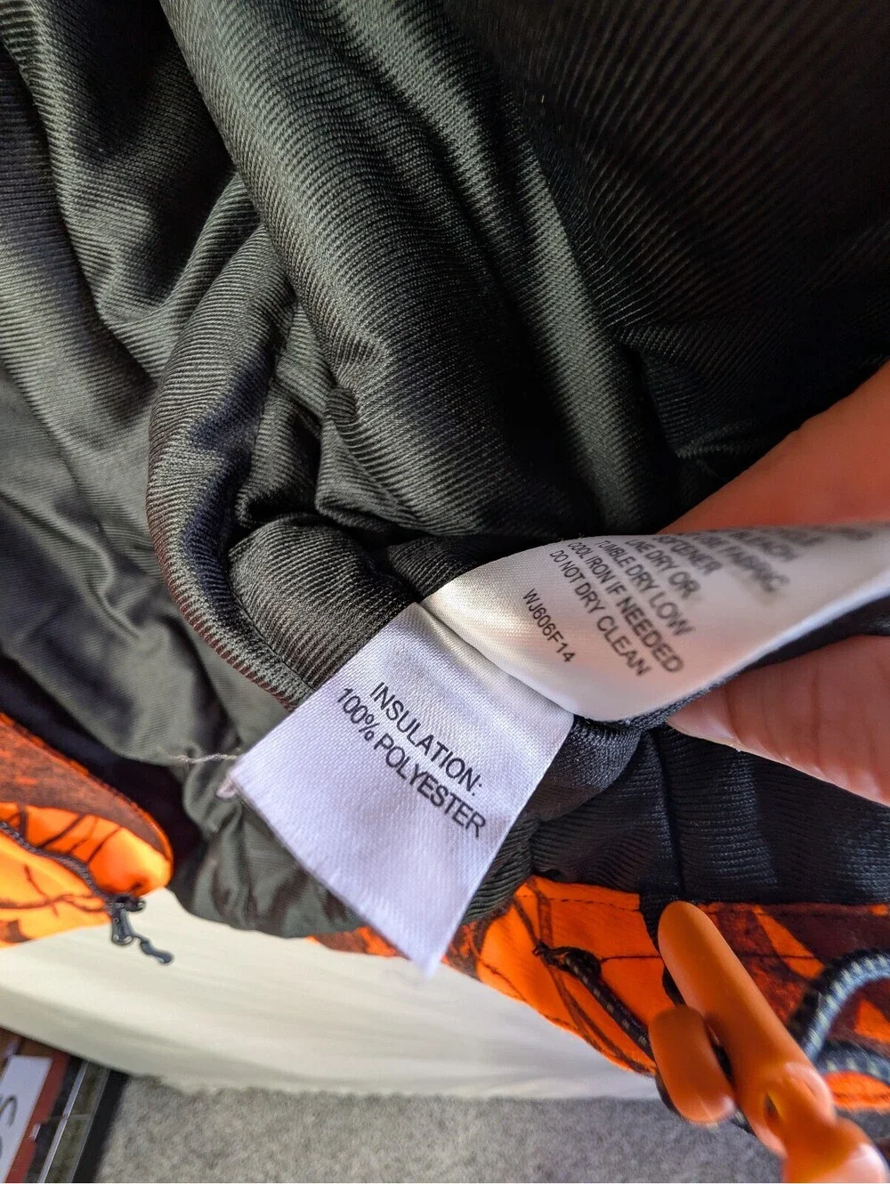 Gander Mountain Guide Series Orange and Brown Camouflage Hunting Jacket
